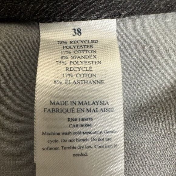 Faherty All Day Shorts Mens 38 (40) Grey Chino Drawstring Casual 9" Golf Adult - Picture 4 of 11